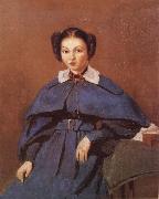 Corot Camille Portrait of Mme oil